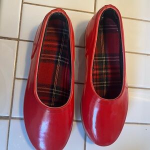 Red Women’s Slip-On Mules